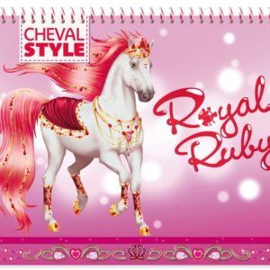 Je dessine mon cheval Royal Rubis