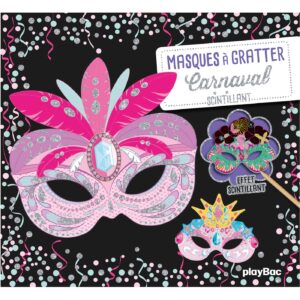 Masques à gratter - Carnaval scintillant