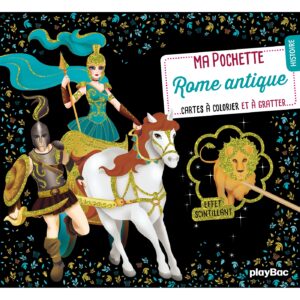 Ma pochette Rome Antique - Cartes à gratter et à colorier