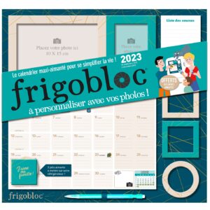 Frigobloc Mensuel 2023 Photos à personnaliser (de sept. 2022 à déc. 2023)