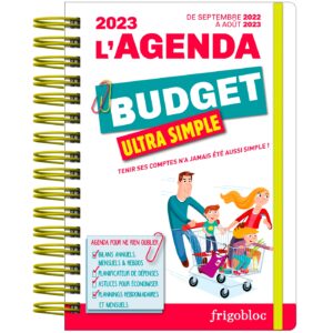 Agenda 2023 Ultra Simple du budget ! (de sept. 2022 à août 2023)