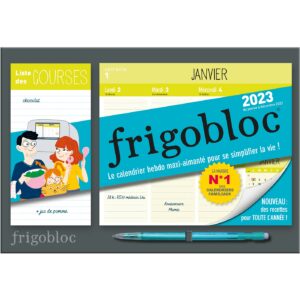Mini Frigobloc Hebdomadaire 2023 - Calendrier d'organisation familiale / sem (de janv. à déc. 2023)