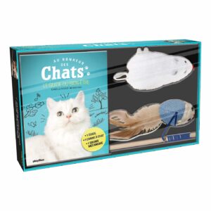 Coffret au bonheur des chats Livre + jeux pour chat