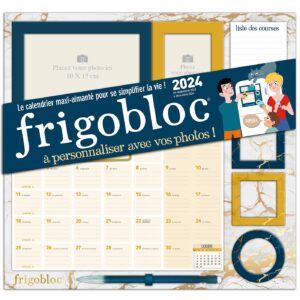 Frigobloc Mensuel 2024 Photos à personnaliser (de sept. 2023 à déc. 2024)