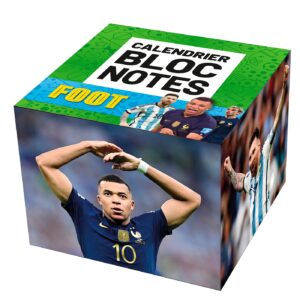 Calendrier bloc notes Foot