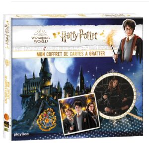 HARRY POTTER - MON COFFRET DE CARTES A GRATTER ET A COLORIER