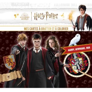 HARRY POTTER - MES CARTES A GRATTER HARRY, HERMIONE, RON