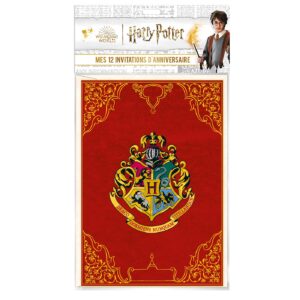 HARRY POTTER - MES 12 INVITATIONS D'ANNIVERSAIRE