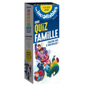 LES INCOLLABLES 1600 QUIZ FAMILLE