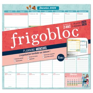 FRIGOBLOC - PLANNING MENSUEL 2 ANS (de janv. 2025 à déc 2026)