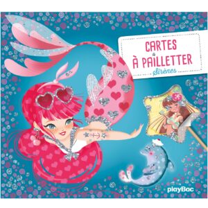 CARTES A PAILLETER SIRENES