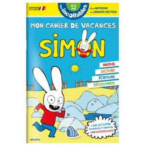 Cahier de vacances 2024 Simon - Les incollables - Moyenne Section à Grande Section - 4/5 ans